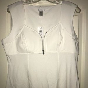 Sleeveless White Elegant Top